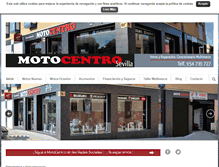 Tablet Screenshot of motocentrosevilla.com